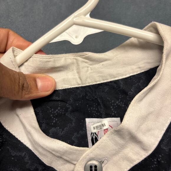 Boot Barn Henley Western Shirt Made in USA Design Country Rockabilly Long Sleeve - Picture 4 of 10